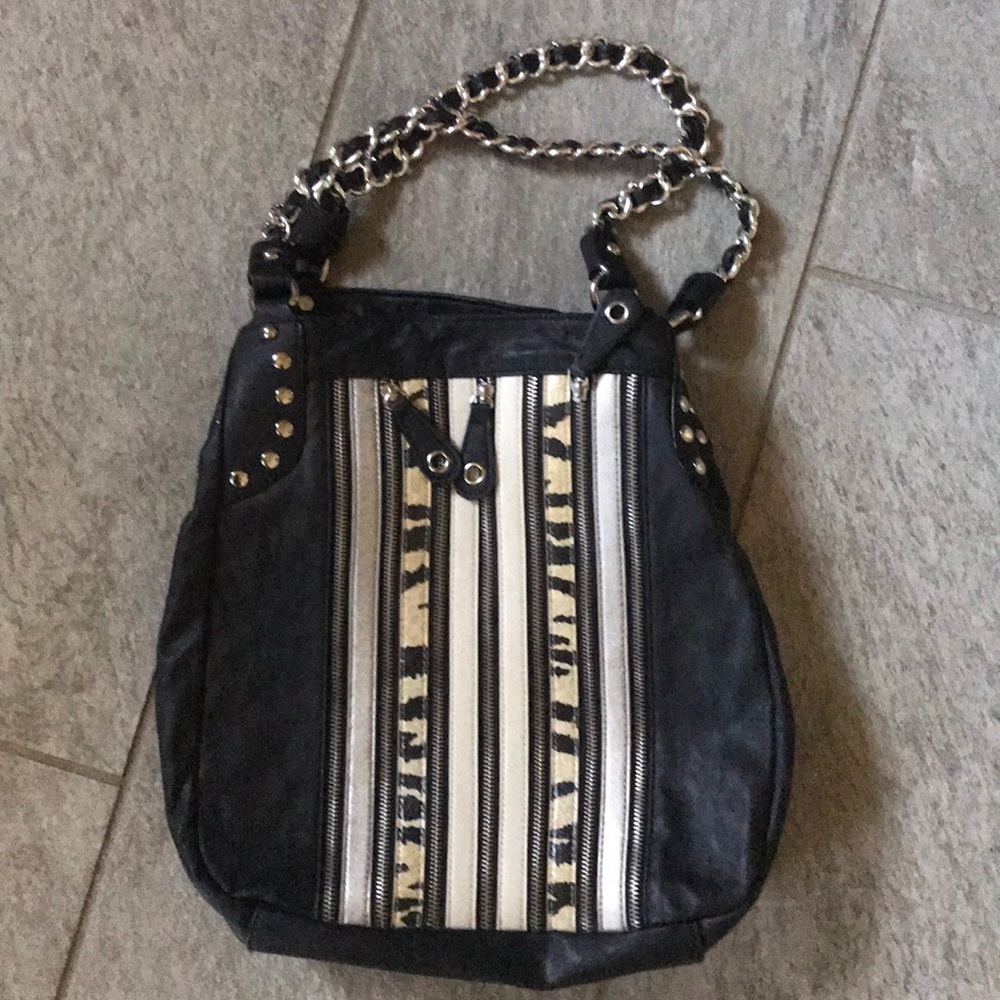 Carlos by Carlos Santana faux leather shoulder bag